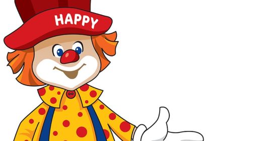 Happy Clown Familotel Maskottchen