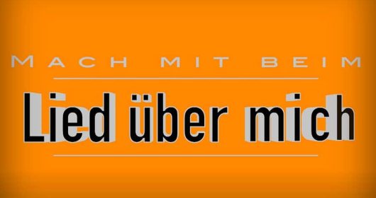 Orangener Opener mit "Lied über mich"