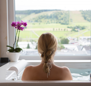 Mutter im Private-Spa
